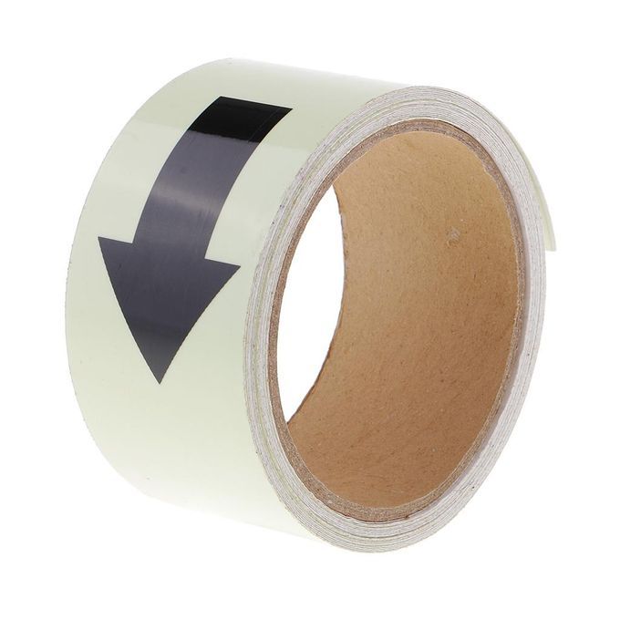 5M Glow Masking Tape In The Dark High Bright Luminous Sticker Arrow
