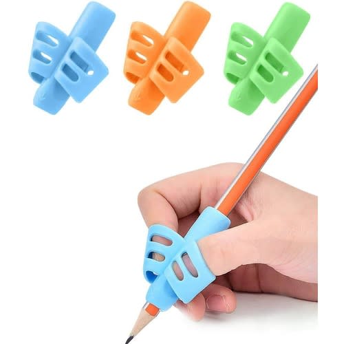 Ergonomic Pencil Grip Handwriting Aids - Pack Of 10
