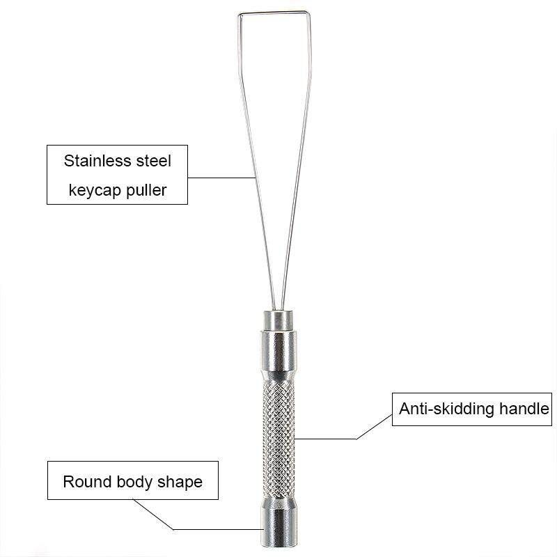 Stainless Steel Silver Keycap Puller Adjuster For Mechanical Keyboard