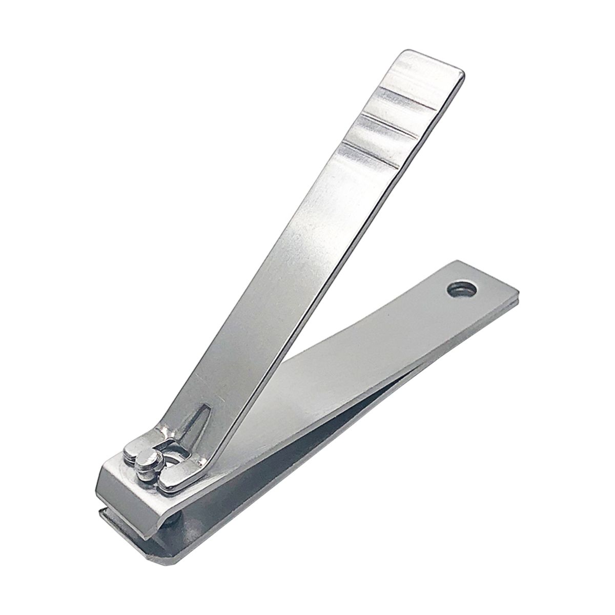 Manicure Cutter Non-slip Nail Care Stainless Steel-Silver