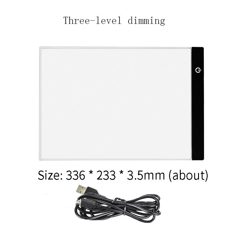 3 Level Dimmable Led Drawing Copy Pad Board Educational Toy For Children Baby A4 Creativity Electronic Painting Drawing Board A5