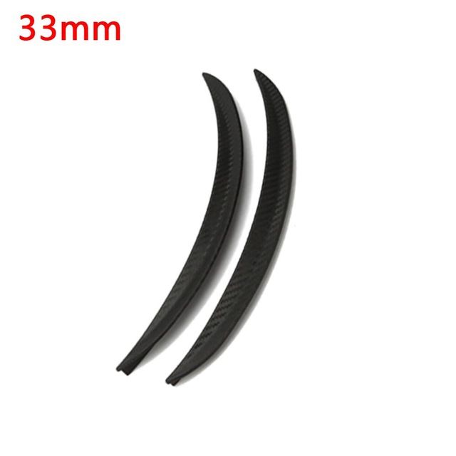 2pcs Carbon Fibre Fender Flare Wheel Eyebrow Decor