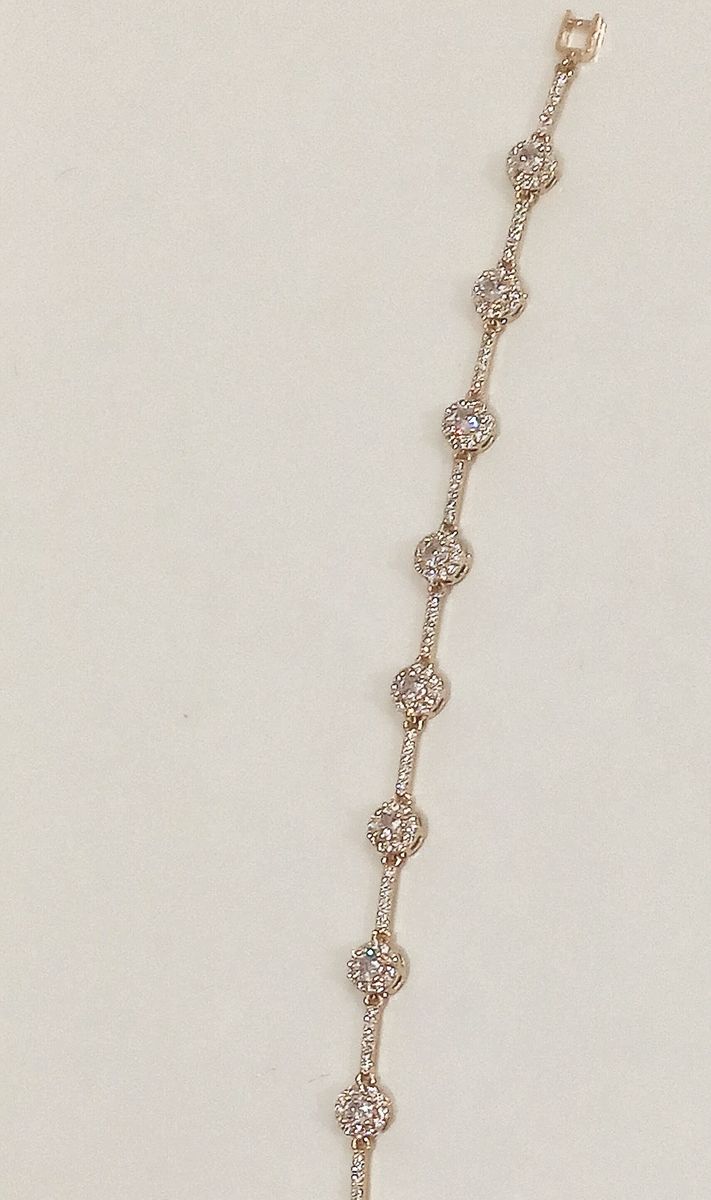 Gold Stoned Tennis Bracelet