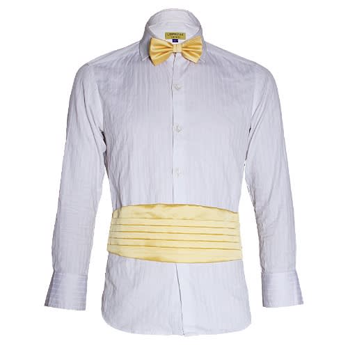 Men's Cummerbund-Pale Yellow - MCB-1765