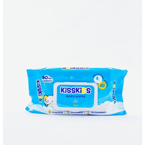 Kisskids Baby Wipes - 120 Wipes × 3 Packs