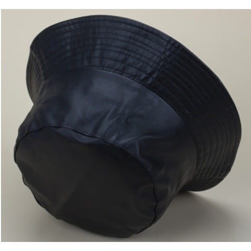Leather Bucket Hat - Black