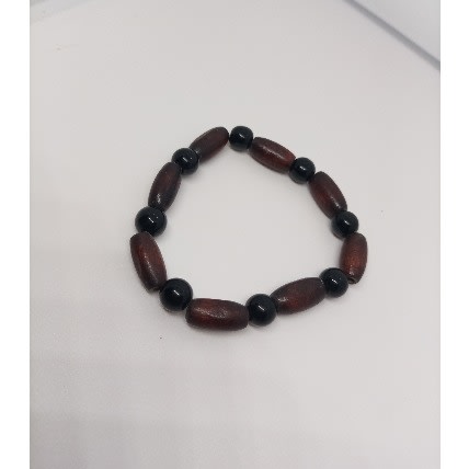 Men's Fashion Wooden Bead Bracelet