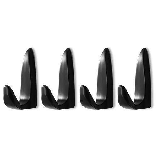 4 PCS Heavy Duty Wall Mounted Single Hooks Coat