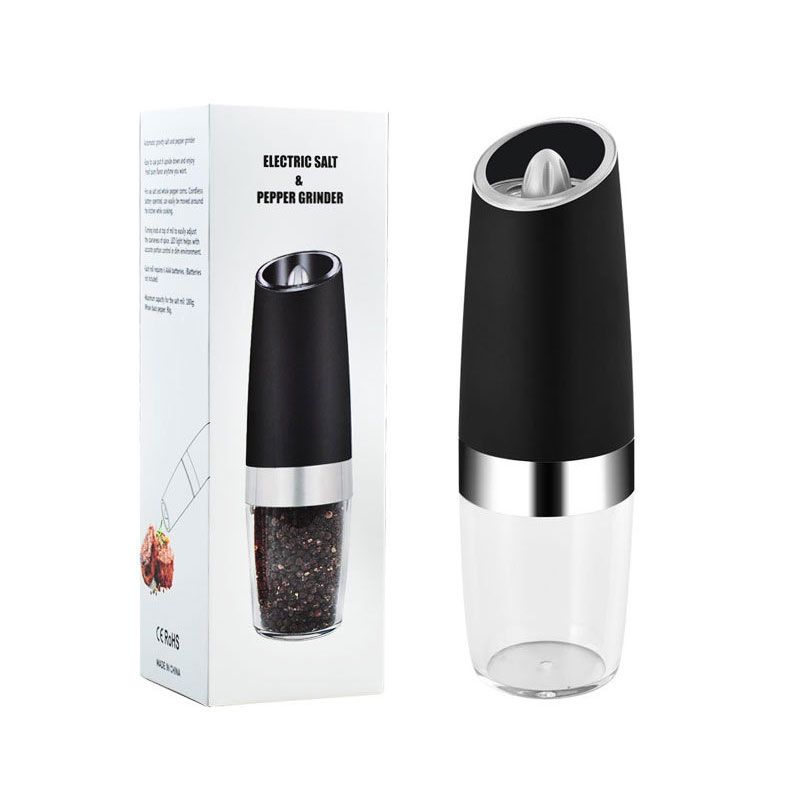 （Pepper Grinder）Electric Pepper Grinder Household Ground Pepper Sea Salt Black Pepper Freshly Ground Seasoning Bottle Kitchen Accessories GRE
