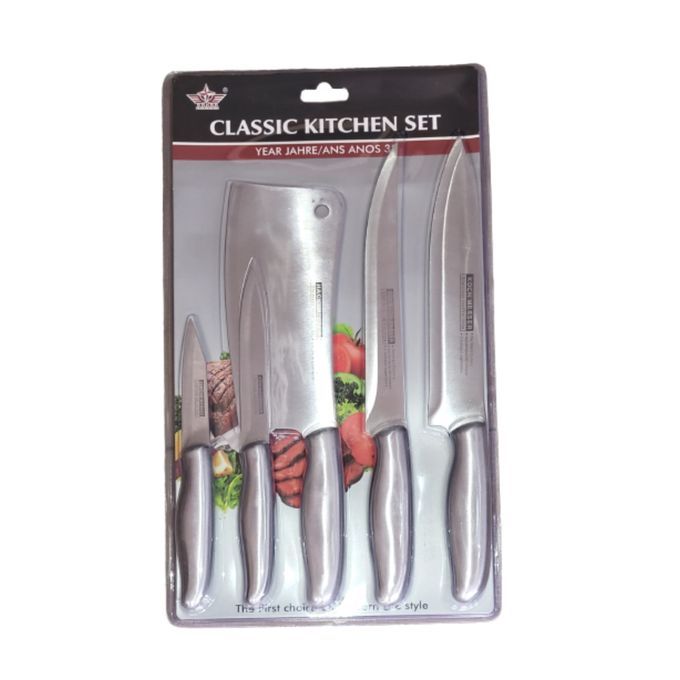 Stainless Set Of Kitchen Knives