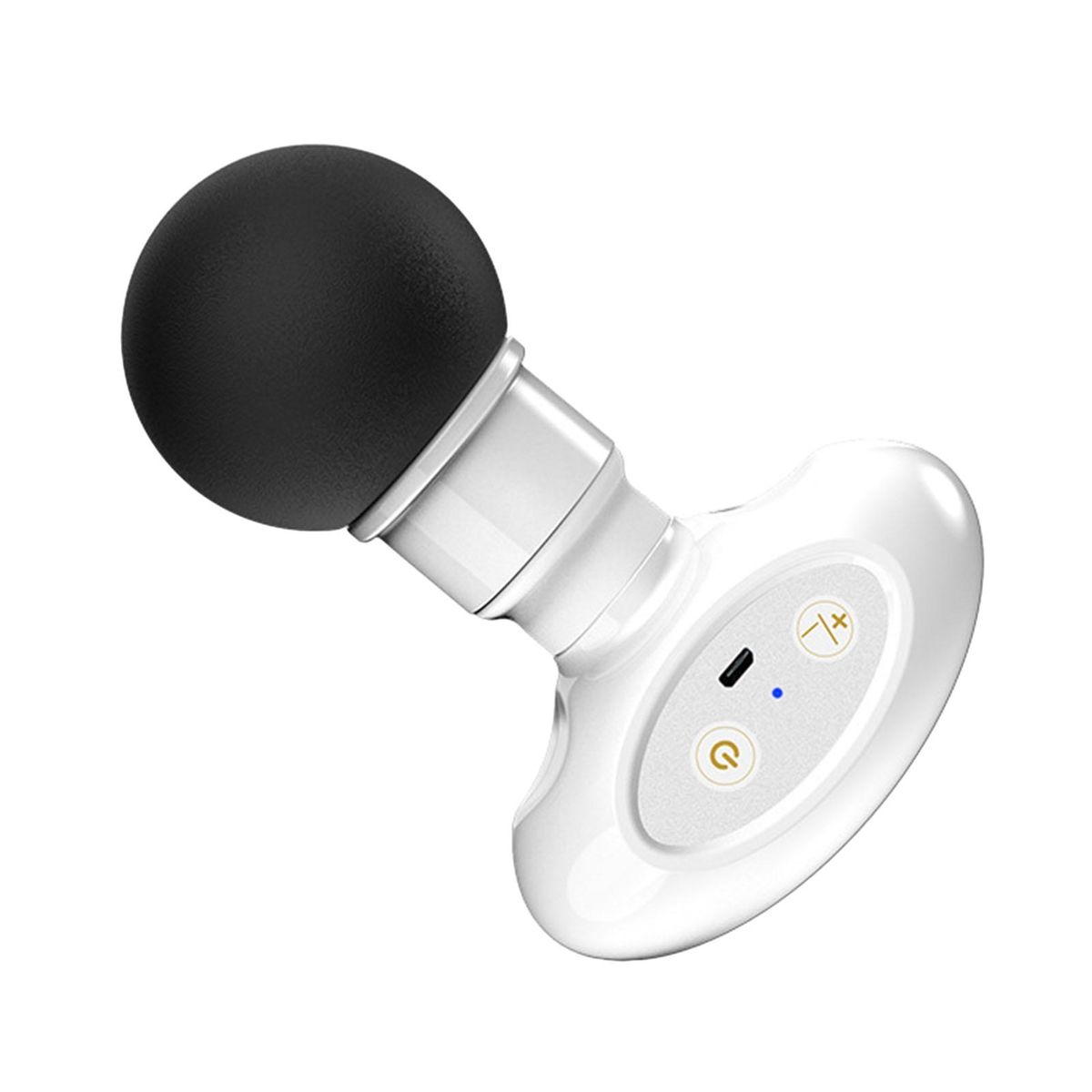Portable Handheld Massager Wireless Handheld Mini Massager for Tissue White