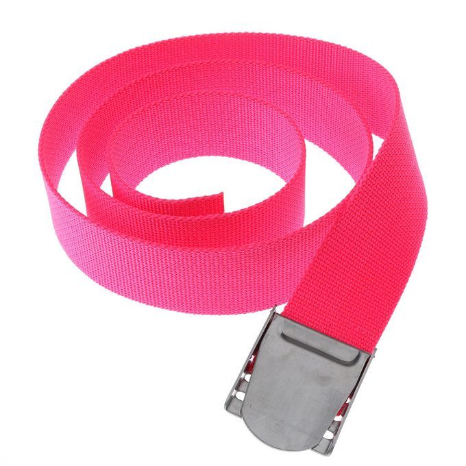 Polypropylene PP Diving Weight Belt Diving Belt Fluorescence Pink