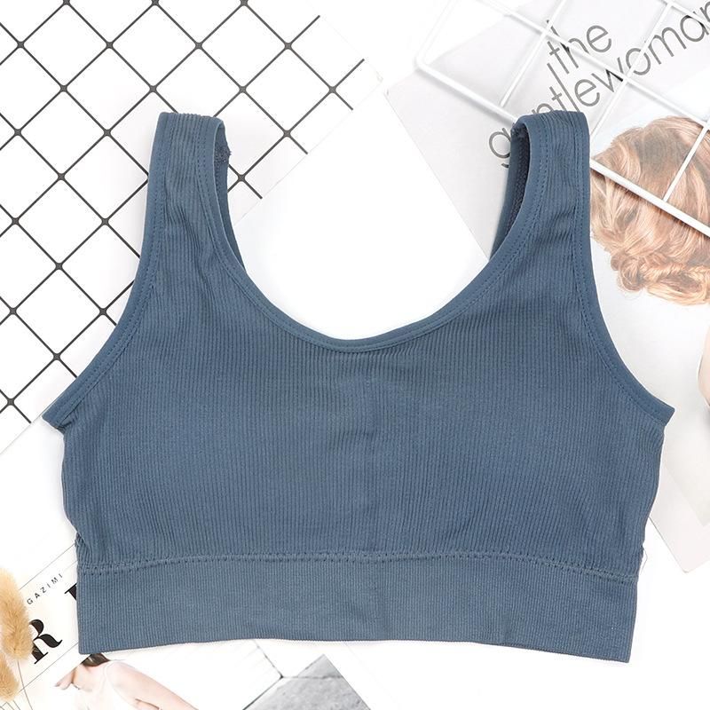 Women's Sleeveless T-shirt Seamless Top Top Top Short Back Sport Lingerie Fitness Top Sexy Cockfall