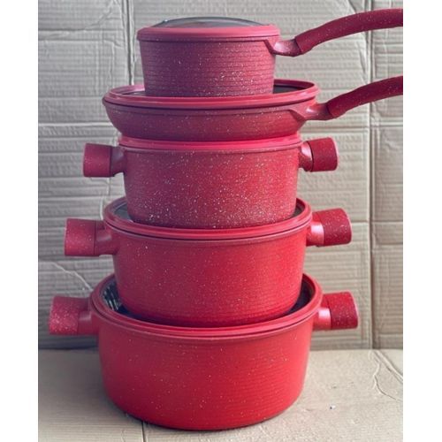 5 Set Diecast  Marble/Granite Pot