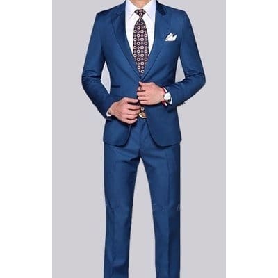 Men's Suit - Navy Blue