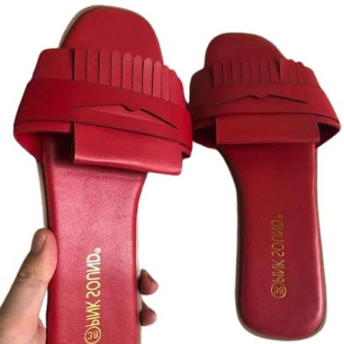 Ladies Slippers - Red