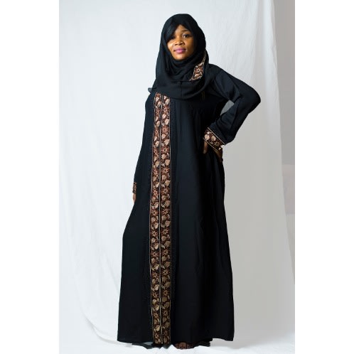 Kaftan Embroidery - Black