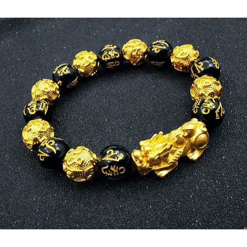 Feng Shui Natural Black Obsidian Bracelet