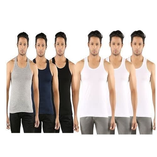 Fancy 6-in-1 Premium Sleeveless Men's Singlet