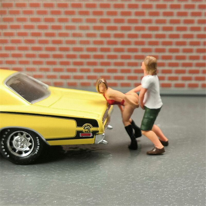 RaceMedal 1:64 Figures Diorama Bikini Girls Greenlight For M2 TSM GTR TOMY SIKU Boy