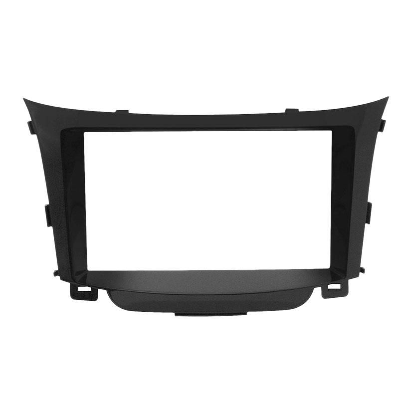 Double DIN Car Radio Panel Plate Stereo Dash Kit for I30 201