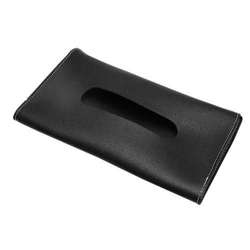 Car Tissue Box Towel Sets Car Sun Visor PU Leather Tissue