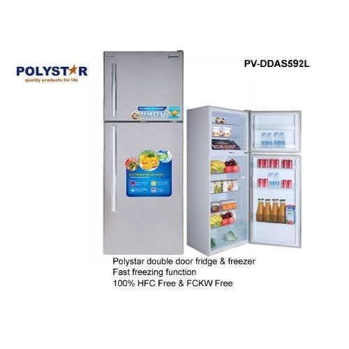 592L Double Door Refrigerator With Key Lock And Fast Freezing Function - Pv-ddas592l