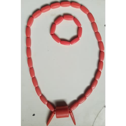Traditional Styled Beads Coral