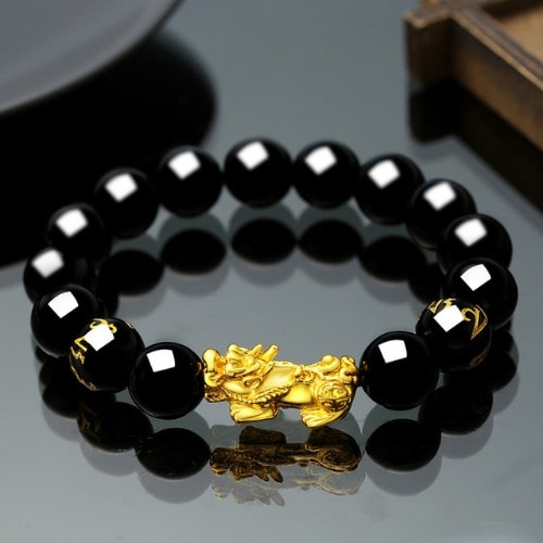 Obsidian Black Bracelet