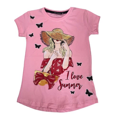 Turkey Modern Butterfly Girl's Top