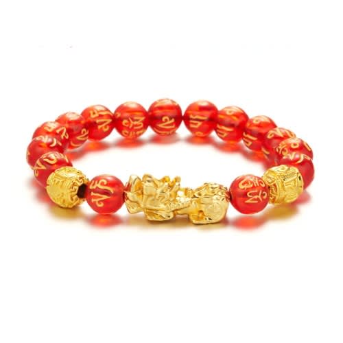 Colourful Feng Shui Obsidian Bracelet