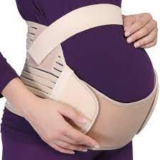 1 Piece- Maternity Pregnancy Support Belt - Cream Colour