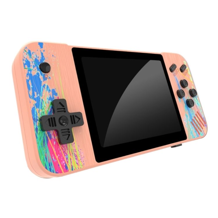 G3 3.5 Inch Screen Handheld Game Console Single Player / Pink