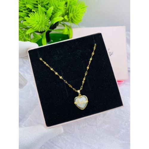 Neckpiece With Heart Pendant