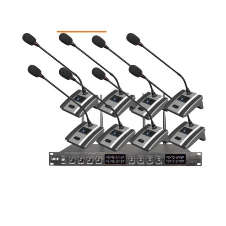 8 In 1 Conference Wireless Microphone System