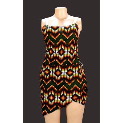 Criss Cross Laced Back Dress
