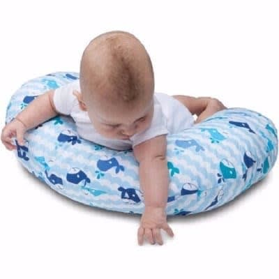 Cotton Breastfeeding Pillow - Blue