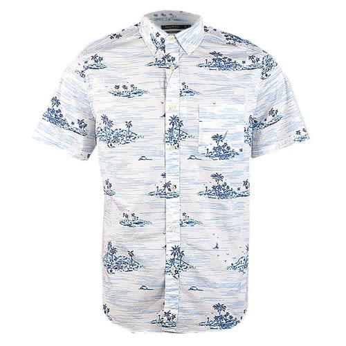 Men's Cotton Stretch Short-sleeve Shirt