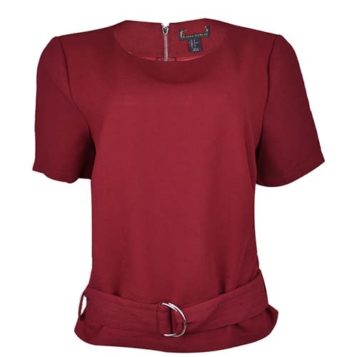Belt Top - Maroon