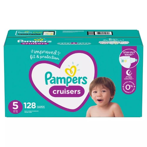 Diapers Size 5 - 128 Count - Cruisers Disposable Baby Diapers