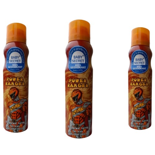 Power Ranger Kid's Spray- 3 Flavours X150ml