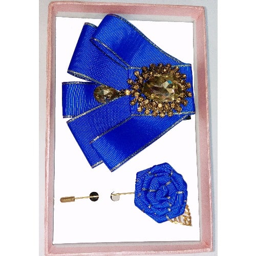Booches & Bow-Tie - Blue