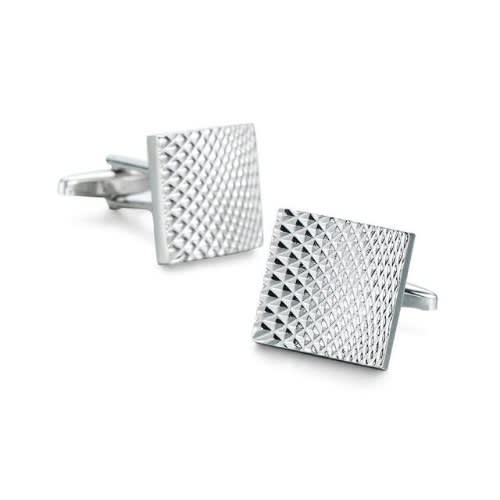 Flat Cufflinks - Silver