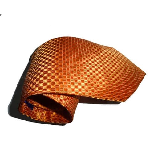 Patterned Tie - Orange - MT-2084