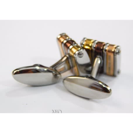 3 Toned Cufflinks
