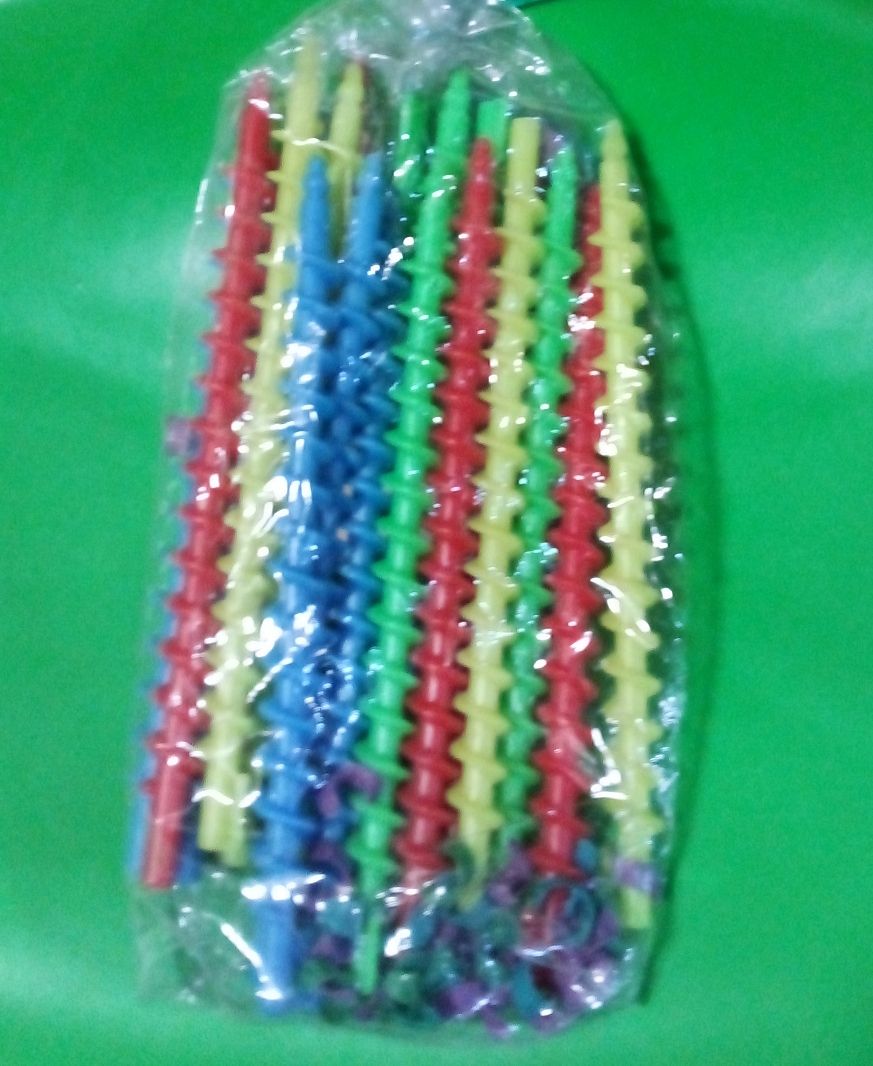 20 PIECES PLASTIC SPIRAL HAIR CULERS SMALL