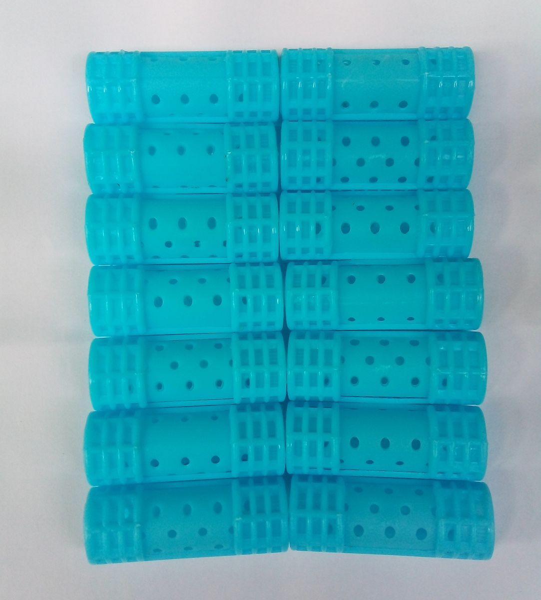 14PCS/SET PROFESSIONAL HAIR STYLING ROLLER, 7cmx2.5cm, LARGE SIZE, BLUE COLOUR