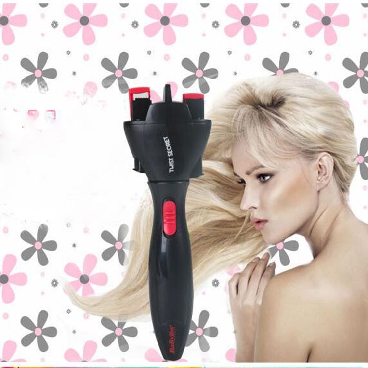 Hair Braider Styling Tools DIY Electric Two Strands Twist Braid Maker Hair Braiderhine