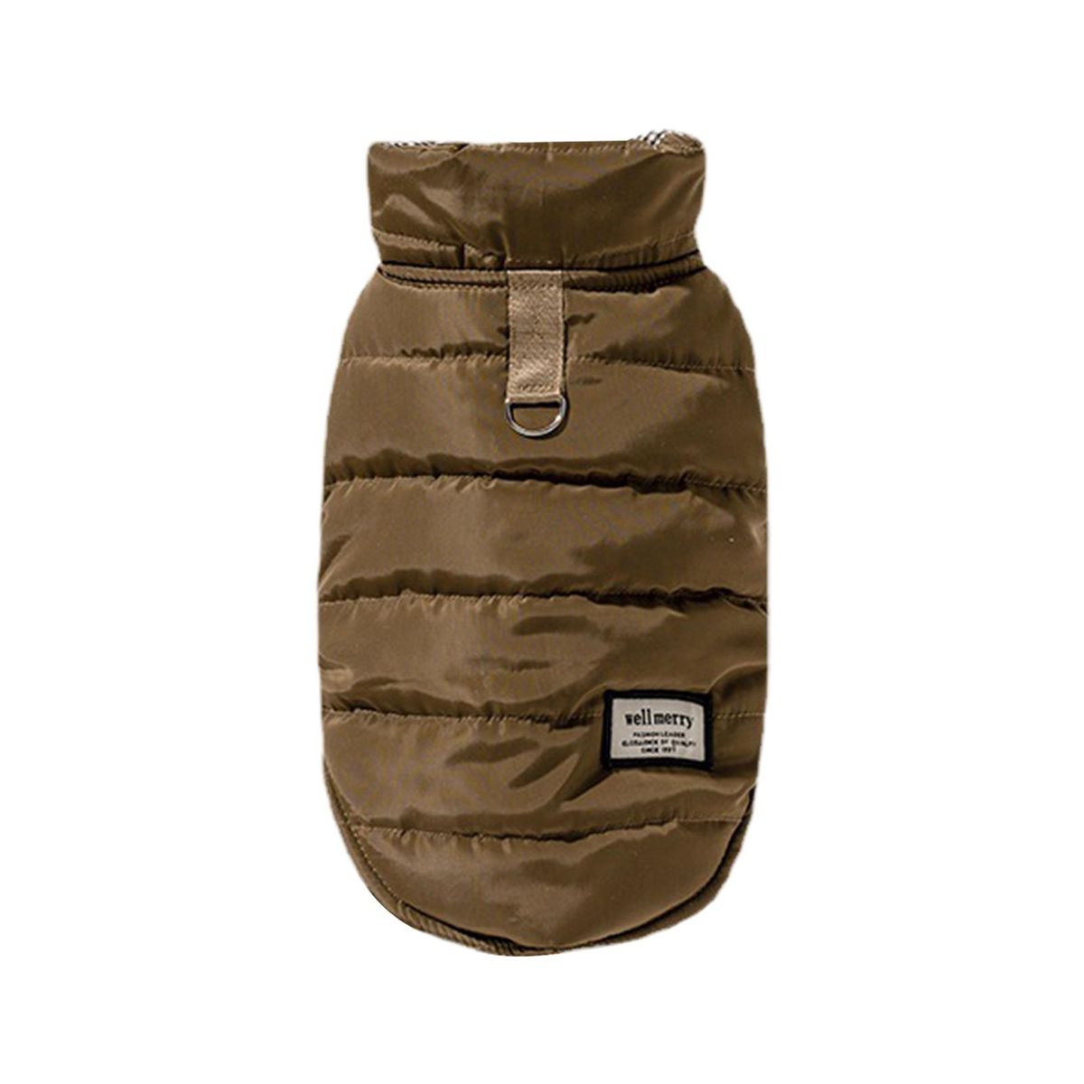 Puppy Coat Plaid Turndown Collar Kitten Jacket Coffee
