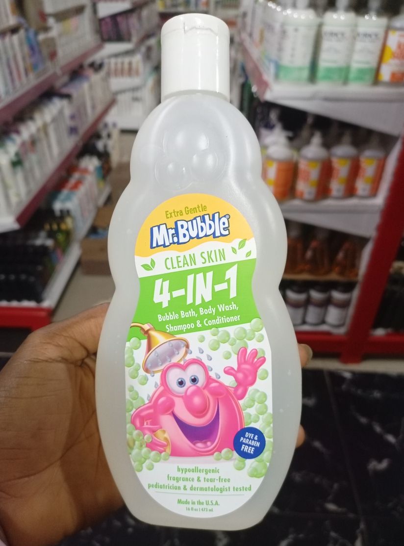 Bubble 4 In 1 Bubble Bath, Shampoo & Conditioner